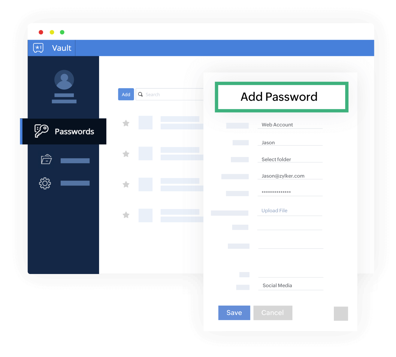 Einrichten eines Passwortmanagers für Unternehmen