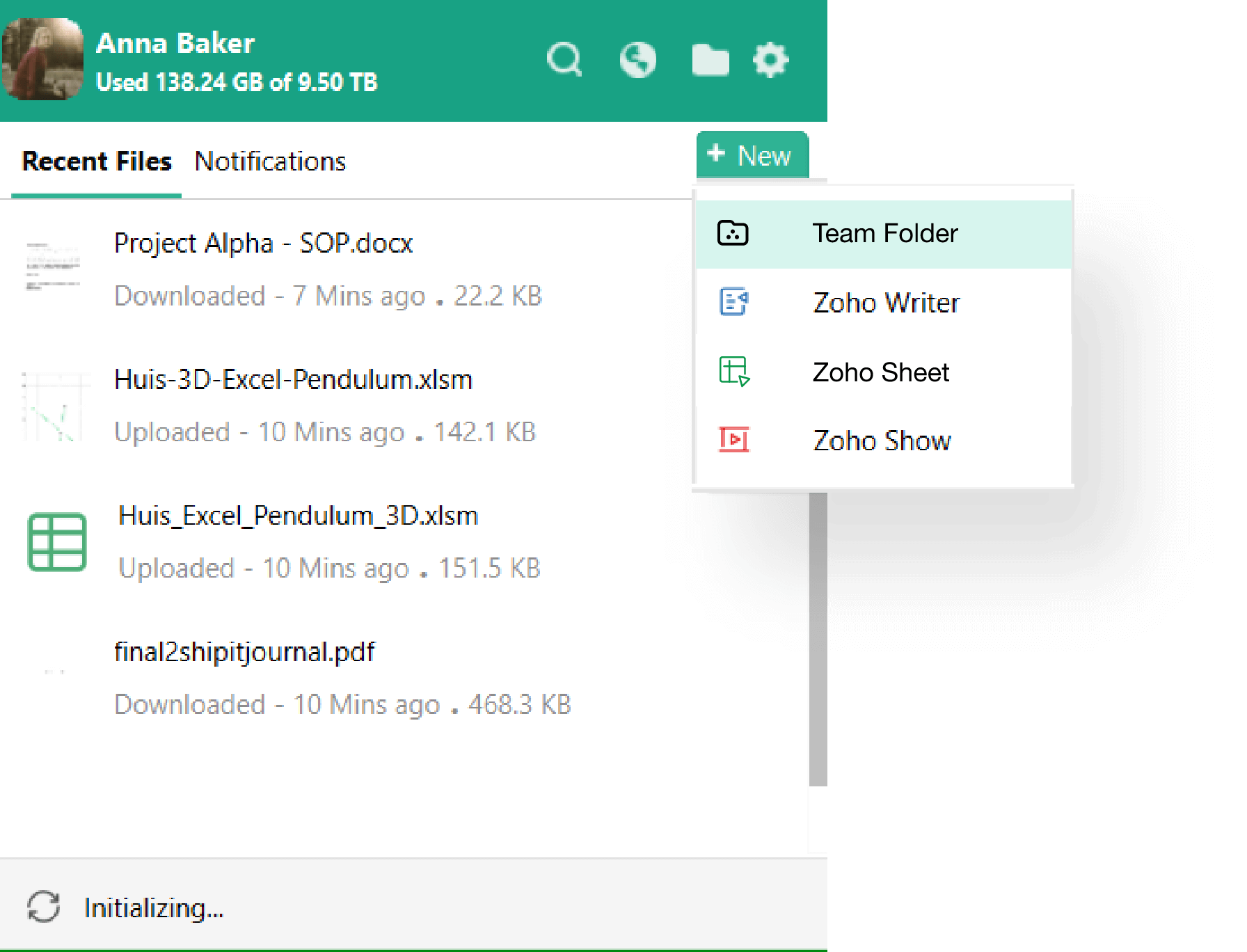 Create Team Folders anywhere