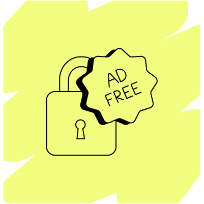 private ad-free