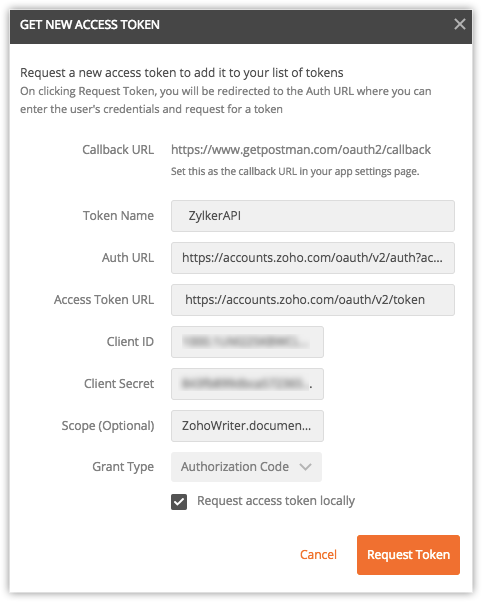 Simplify bearer token auth flow in Postman